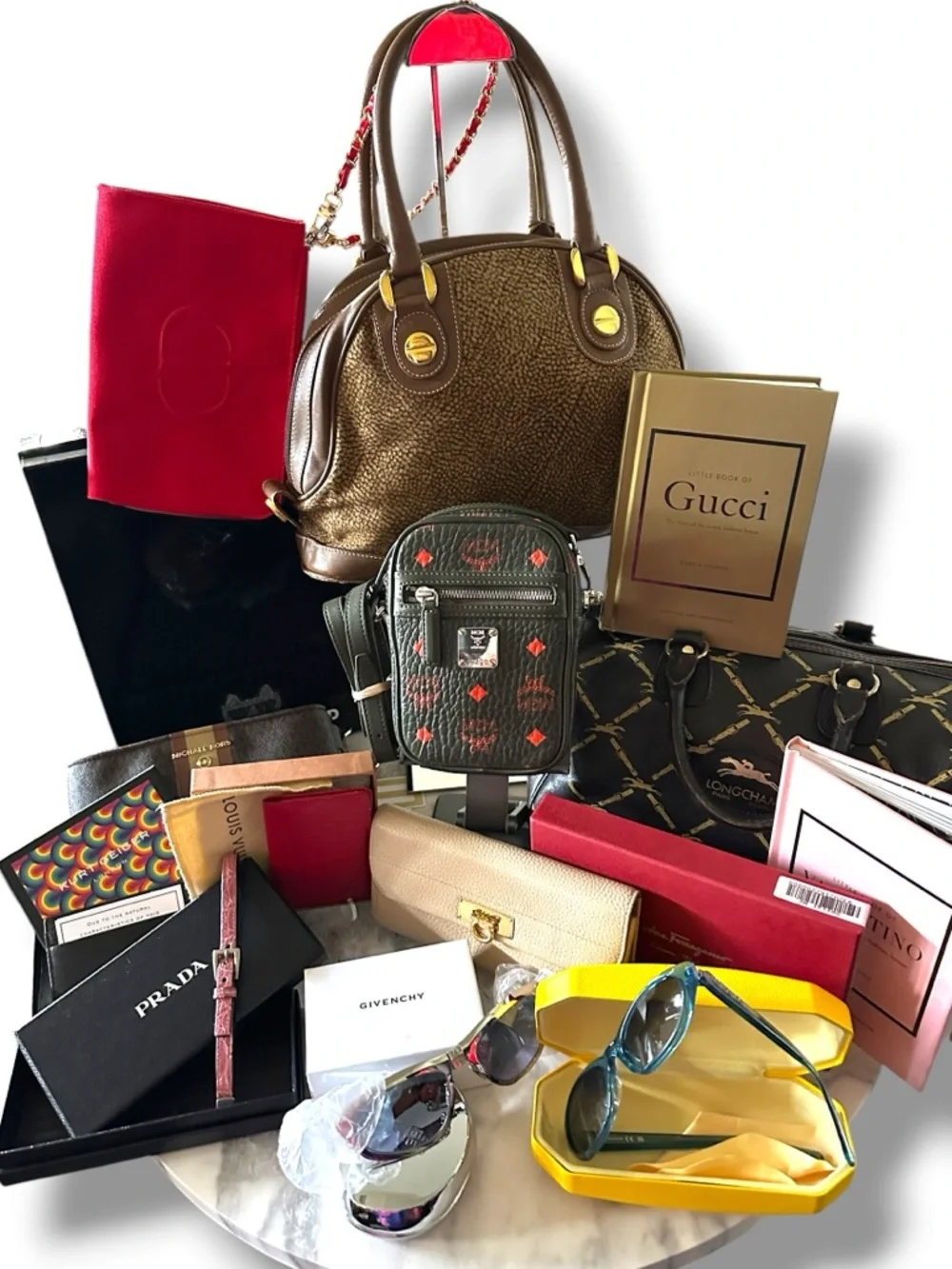 1️⃣5️⃣ STUFFED BAGS GAME: MCM, Vuitton, Versace, Dior, Prada, Givenchy, Geiger! - Picture 12 of 16